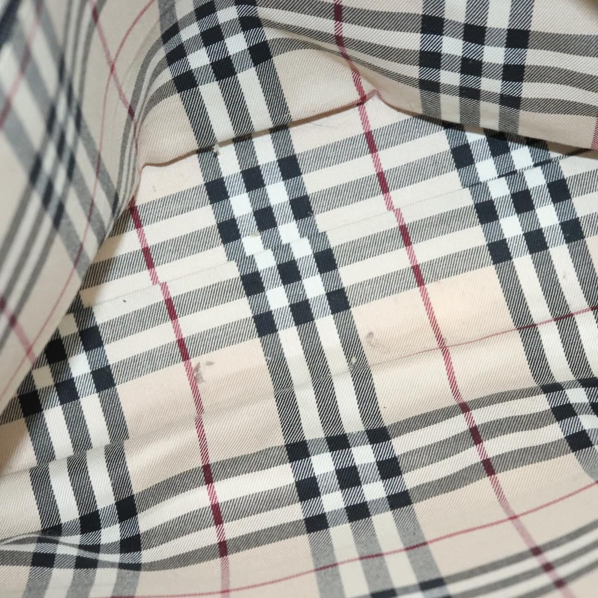 Burberry Tote Leather, BLACK, LEATHER, Tote bag