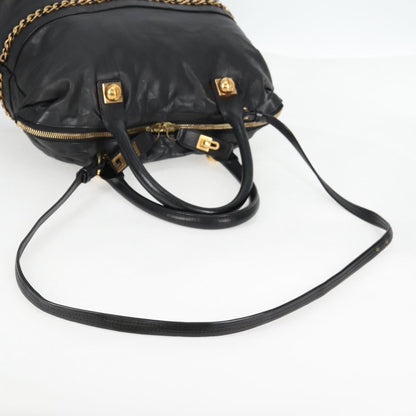 Chloe Vintage Tote bag Leather, BLACK, LEATHER, Tote bag