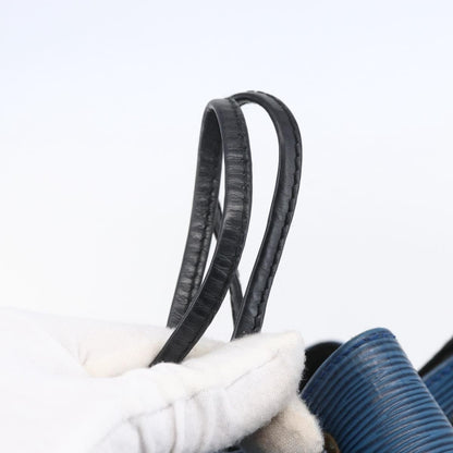 Louis Vuitton Petit Noe Handbag Epi Leather, BLUE, LEATHER, Shoulder bag