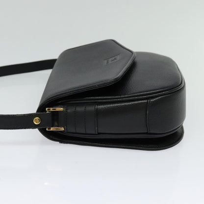 Burberry Flap Shoulder Bag Leather, BLACK, LEATHER, Shoulder bag