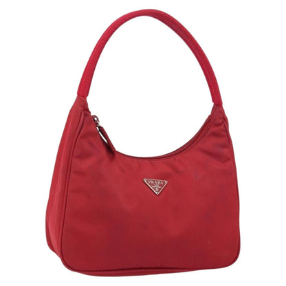 Prada Hobo Tessuto, RED, NYLON, Handbag