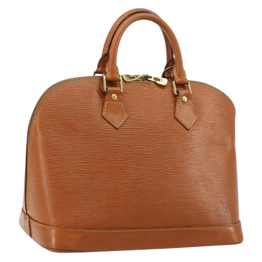 Louis Vuitton Alma Handbag Epi Leather, Brown, Leather, Handbag