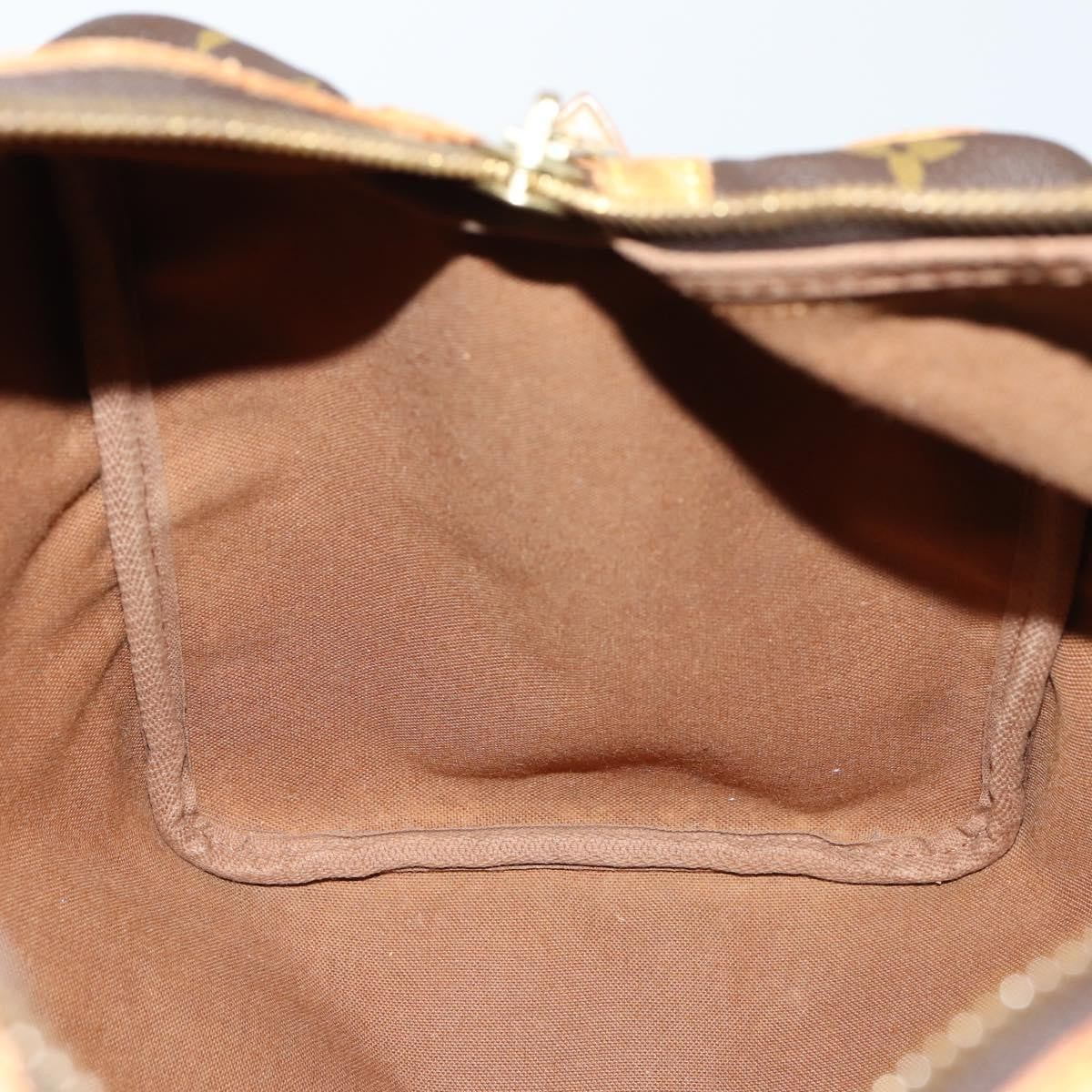 Louis Vuitton Sac Souple Handbag Monogram Canvas, BROWN, CANVAS, Travel bag