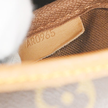 Louis Vuitton Saumur Handbag Monogram Canvas, Brown, Canvas, Shoulder Bag
