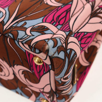 Prada Canapa Open Tote Canvas, MULTICOLOUR, CANVAS, Tote bag