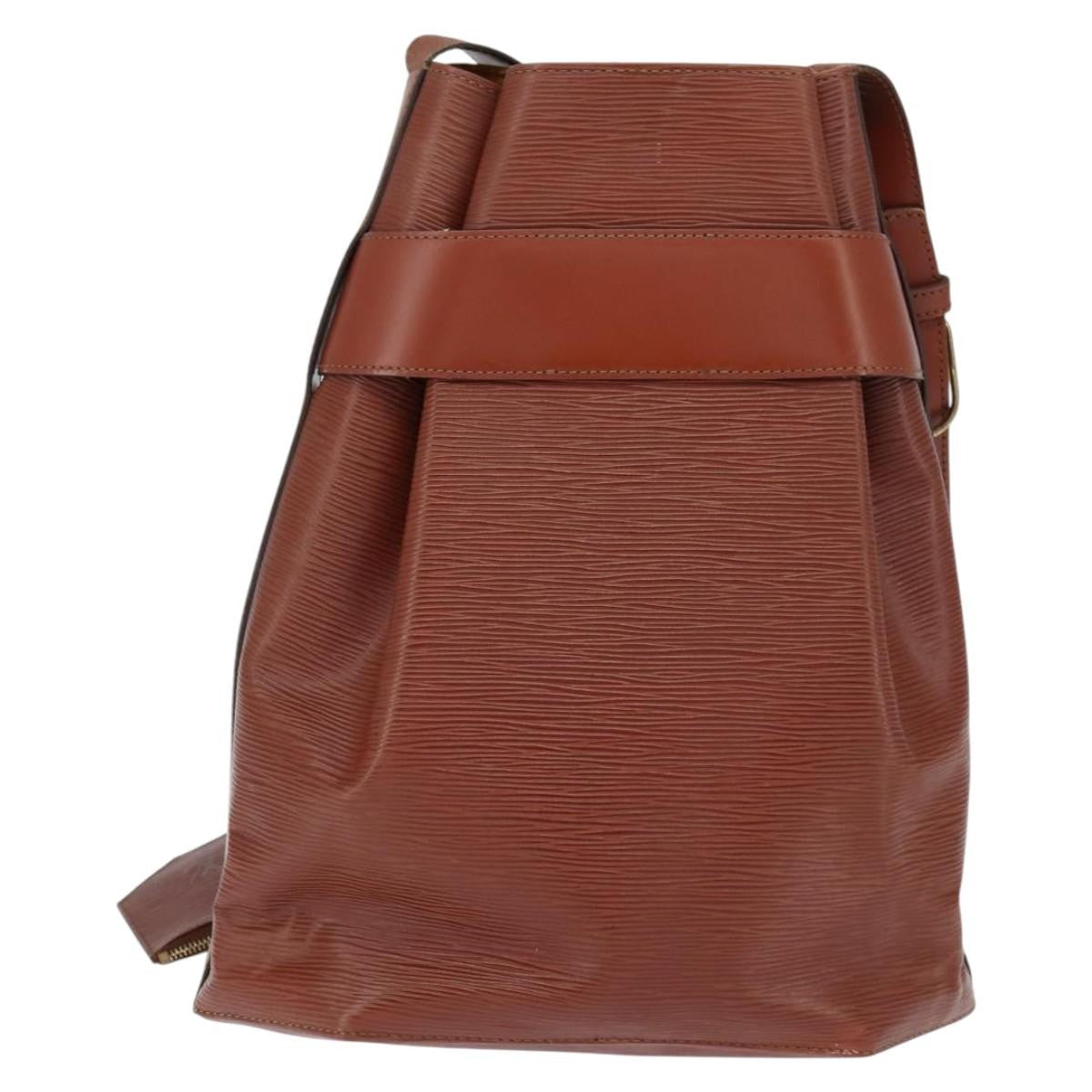 Louis Vuitton Vintage Sac d'Epaule Handbag Epi Leather, BROWN, LEATHER, Shoulder bag