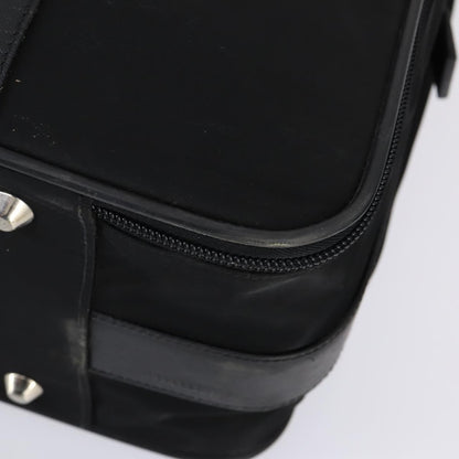 Prada Trunk Bag Nylon, BLACK, NYLON, Travel bag