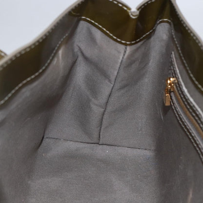 Louis Vuitton Wilshire Handbag Monogram Vernis, GREEN, PATENT_LEATHER, Handbag