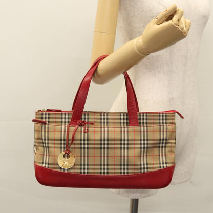 Burberry Nova Check Handbag Nova Check Canvas, BEIGE, CANVAS, Handbag