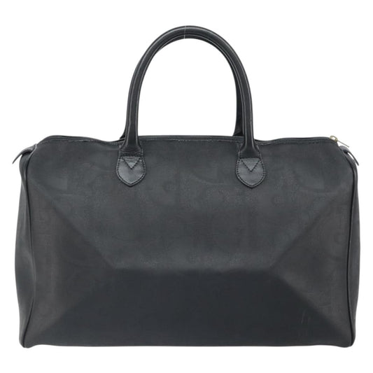 Christian Dior Vintage Trotter Boston Bag Canvas, BLACK, CANVAS, Travel bag