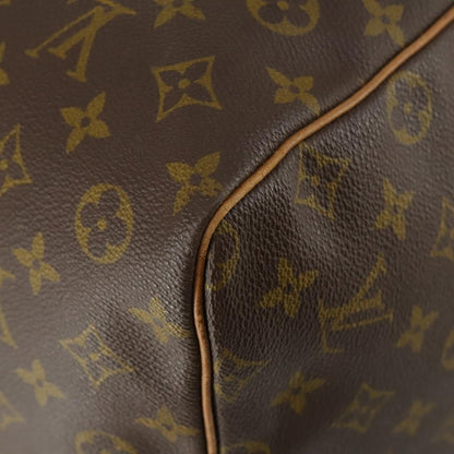 Louis Vuitton Keepall Bag Monogram Canvas, BROWN, CANVAS, Travel bag