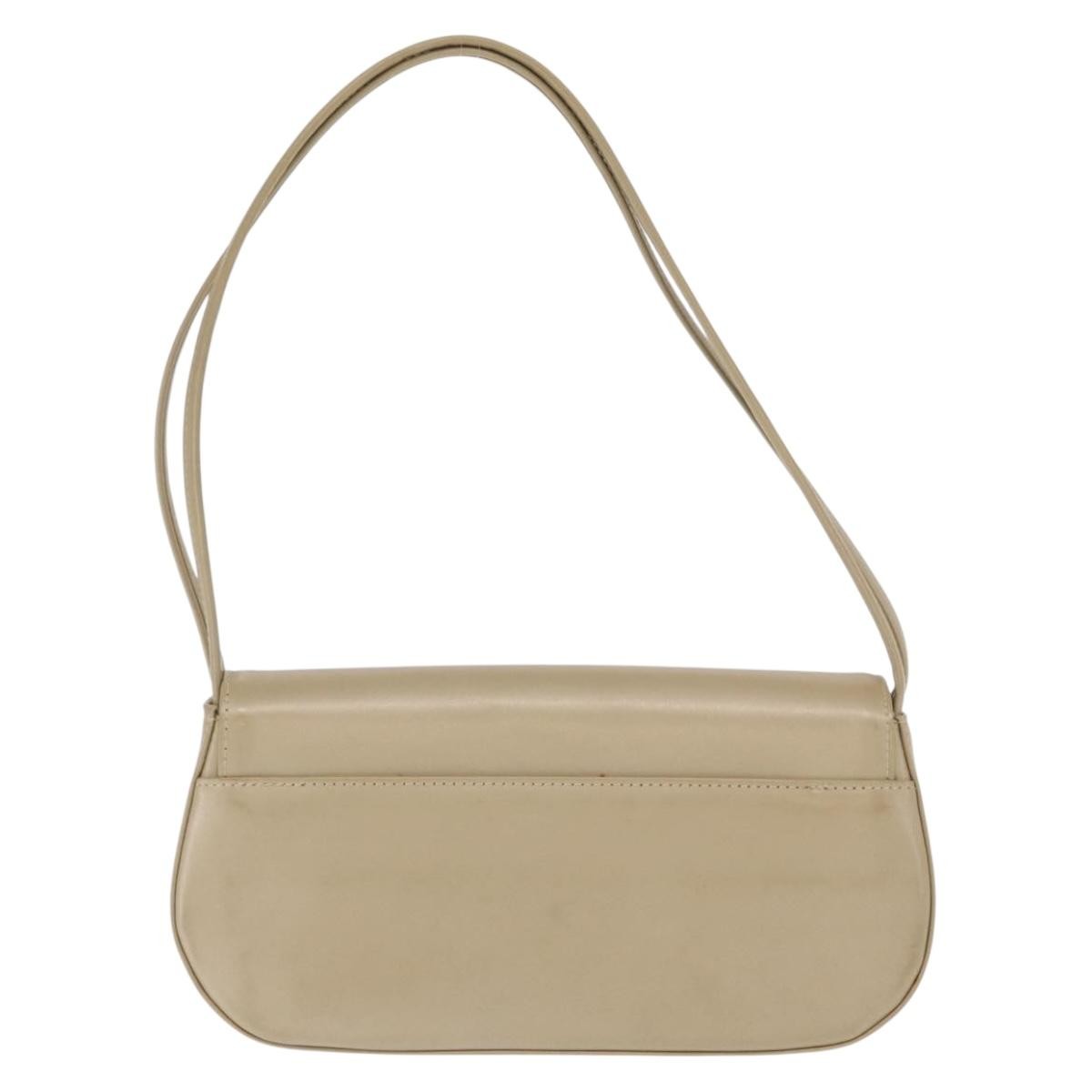 Givenchy Vintage Handbag Leather, BEIGE, LEATHER, Handbag