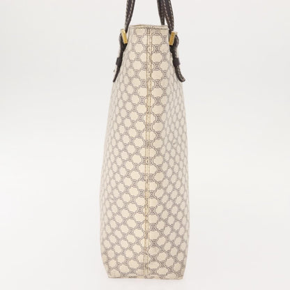 Celine Vintage Macadam Tote bag Canvas, WHITE, CANVAS, Tote bag