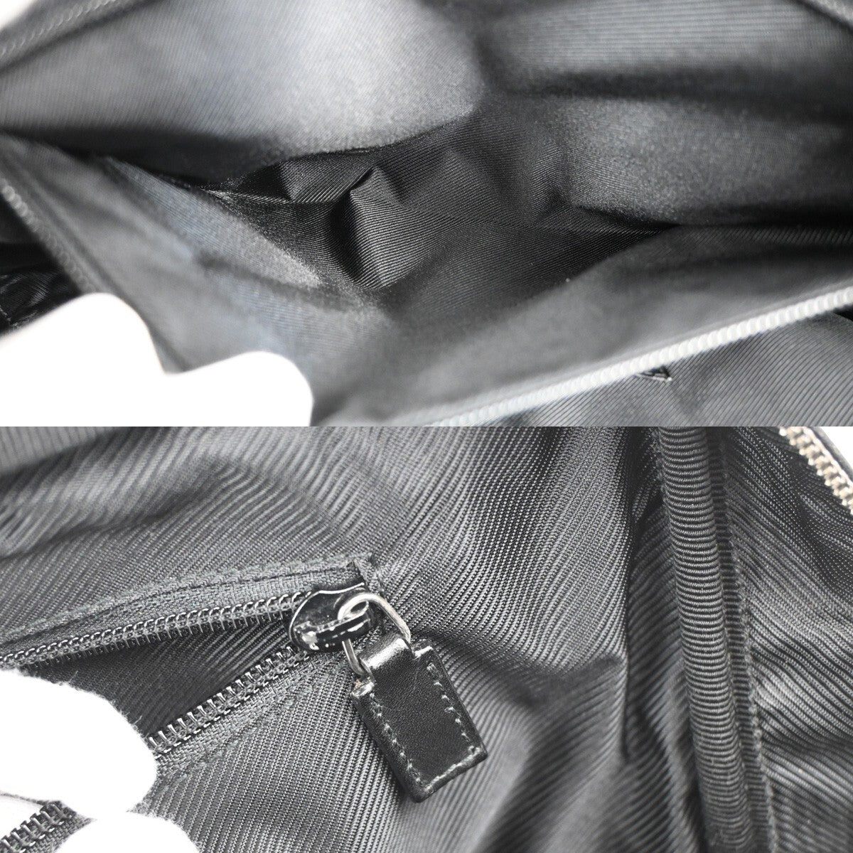 Gucci Vintage Web Briefcase GG Coated Canvas, BLACK, CANVAS, Briefcase