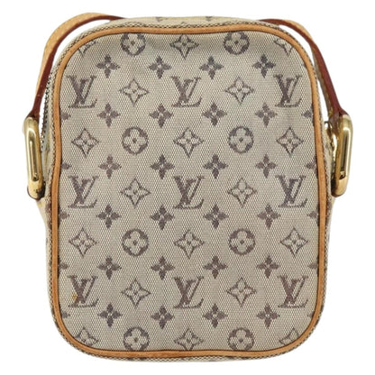 Louis Vuitton Juliette Crossbody Bag Mini Lin, BLUE, CANVAS, Shoulder bag