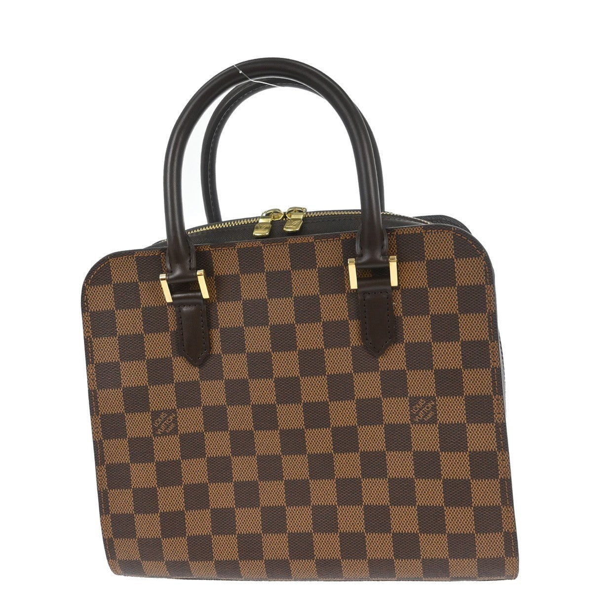 Louis Vuitton Triana Bag Damier, Brown, Canvas, Handbag