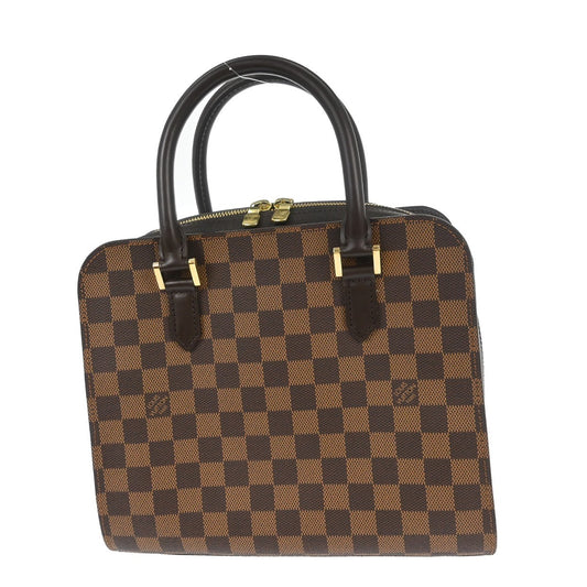 Louis Vuitton Triana Bag Damier, Brown, Canvas, Handbag