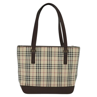 Burberry Nova Check Tote canvas check pattern, BEIGE, CANVAS, Tote bag