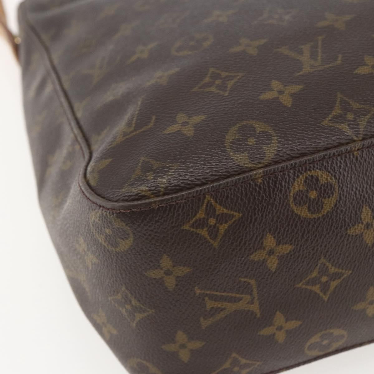 Louis Vuitton Looping Handbag Monogram Canvas, BROWN, CANVAS, Shoulder bag