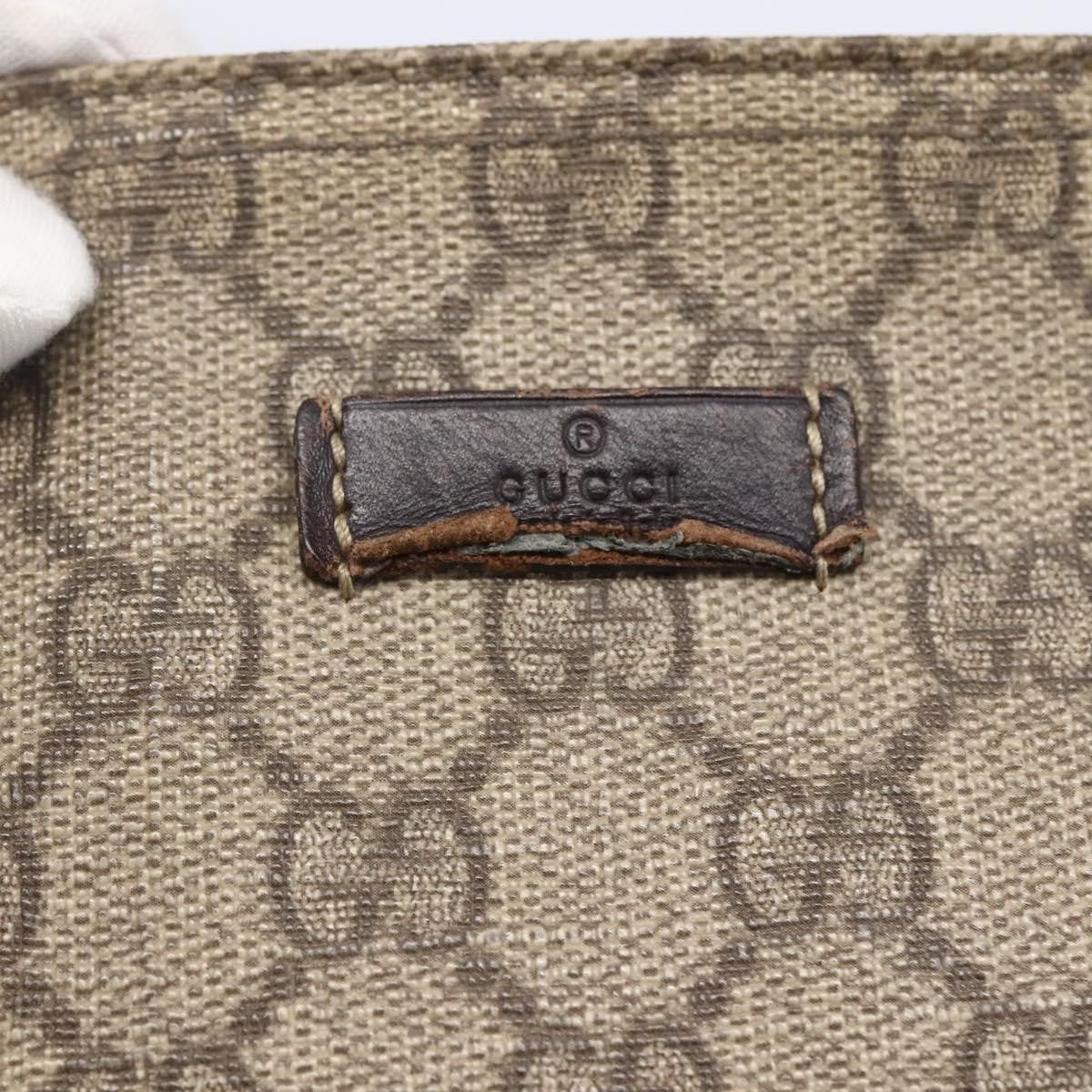 Gucci Zip Top Messenger Bag GG Coated Canvas, BEIGE, PVC, Shoulder bag