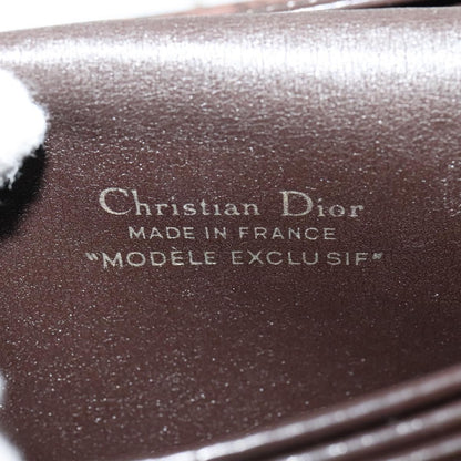 Christian Dior Vintage Trotter Flap Shoulder Bag Canvas, BROWN, CANVAS, Shoulder bag