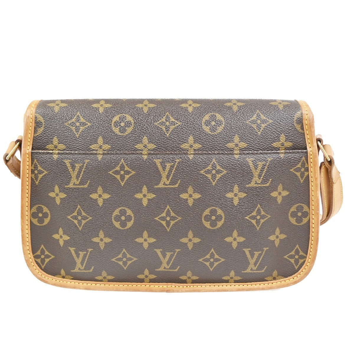 Louis Vuitton Sologne Handbag Monogram Canvas, Brown, Leather, Shoulder Bag