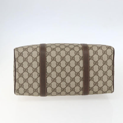 Gucci Vintage Interlocking G Boston Bag GG Coated Canvas, BEIGE, PVC, Travel bag
