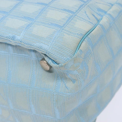 Chanel Travel Line Tote Nylon, BLUE, NYLON, Tote bag