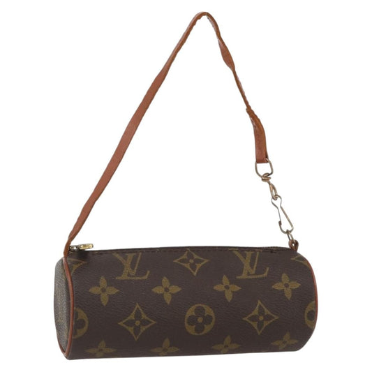 Louis Vuitton Papillon Pochette Monogram Canvas, BROWN, CANVAS, Clutche & pouche