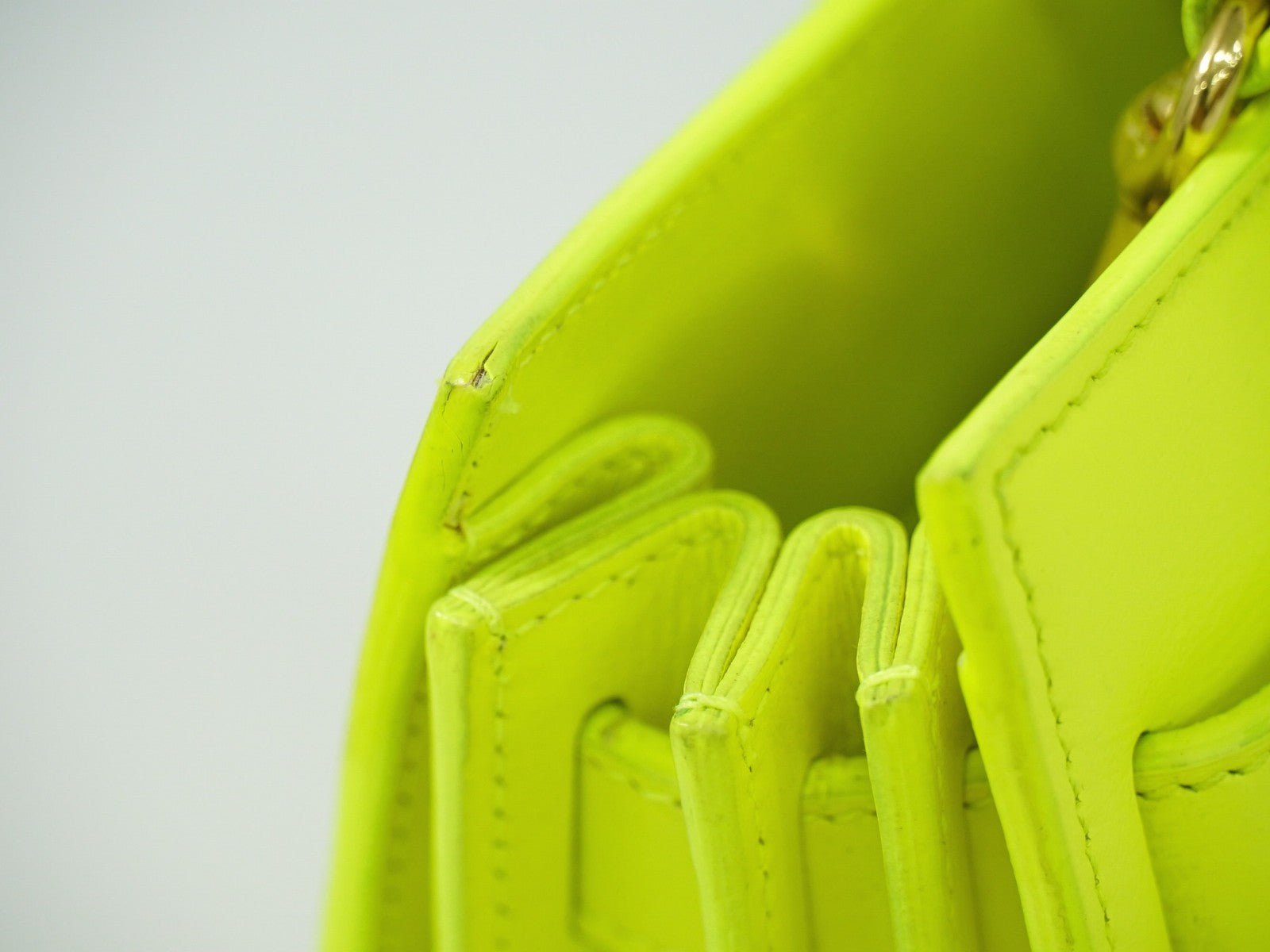 Saint Laurent Sac de Jour NM Bag Leather, YELLOW, LEATHER, Handbag