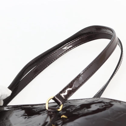 Louis Vuitton Avalon Handbag Monogram Vernis, PURPLE, PATENT_LEATHER, Handbag