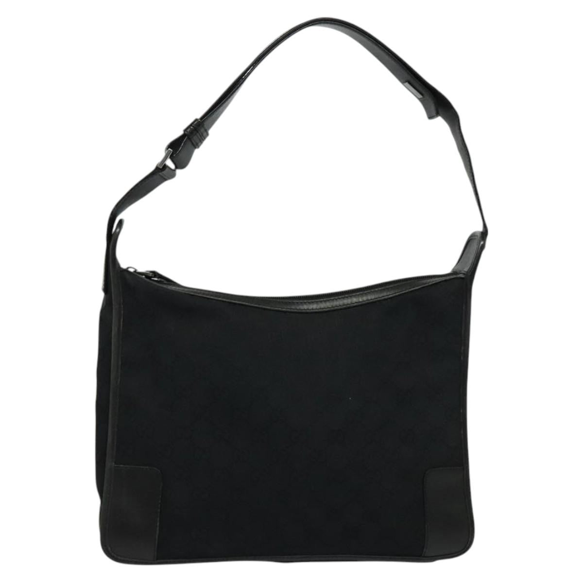 Gucci GG Canvas Bag Canvas, BLACK, CANVAS, Shoulder bag