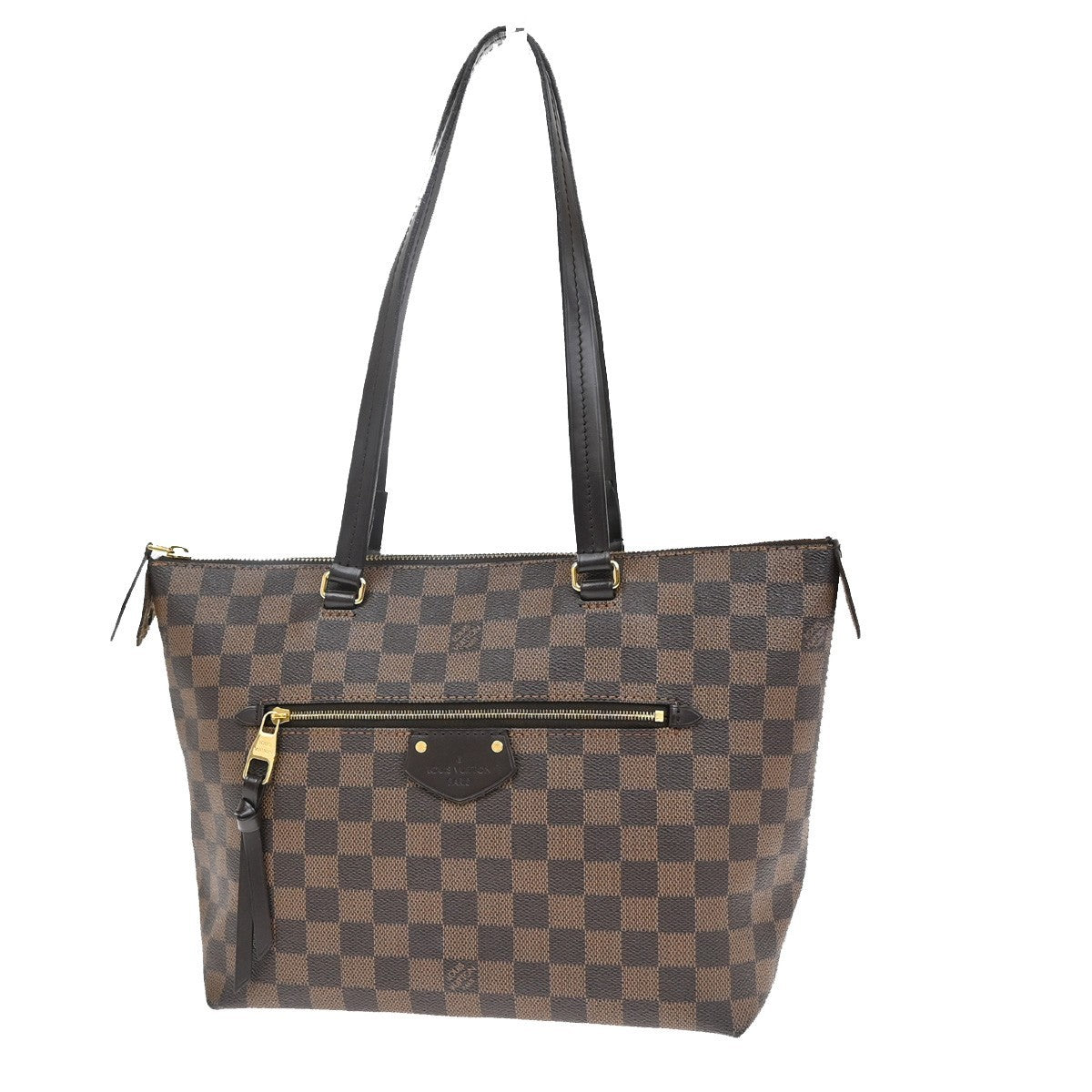Louis Vuitton Iena Tote Damier, BROWN, CANVAS, Tote bag