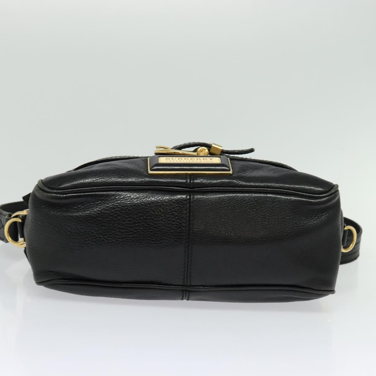 Burberry Shoulder Bag Leather, BLACK, LEATHER, Shoulder bag