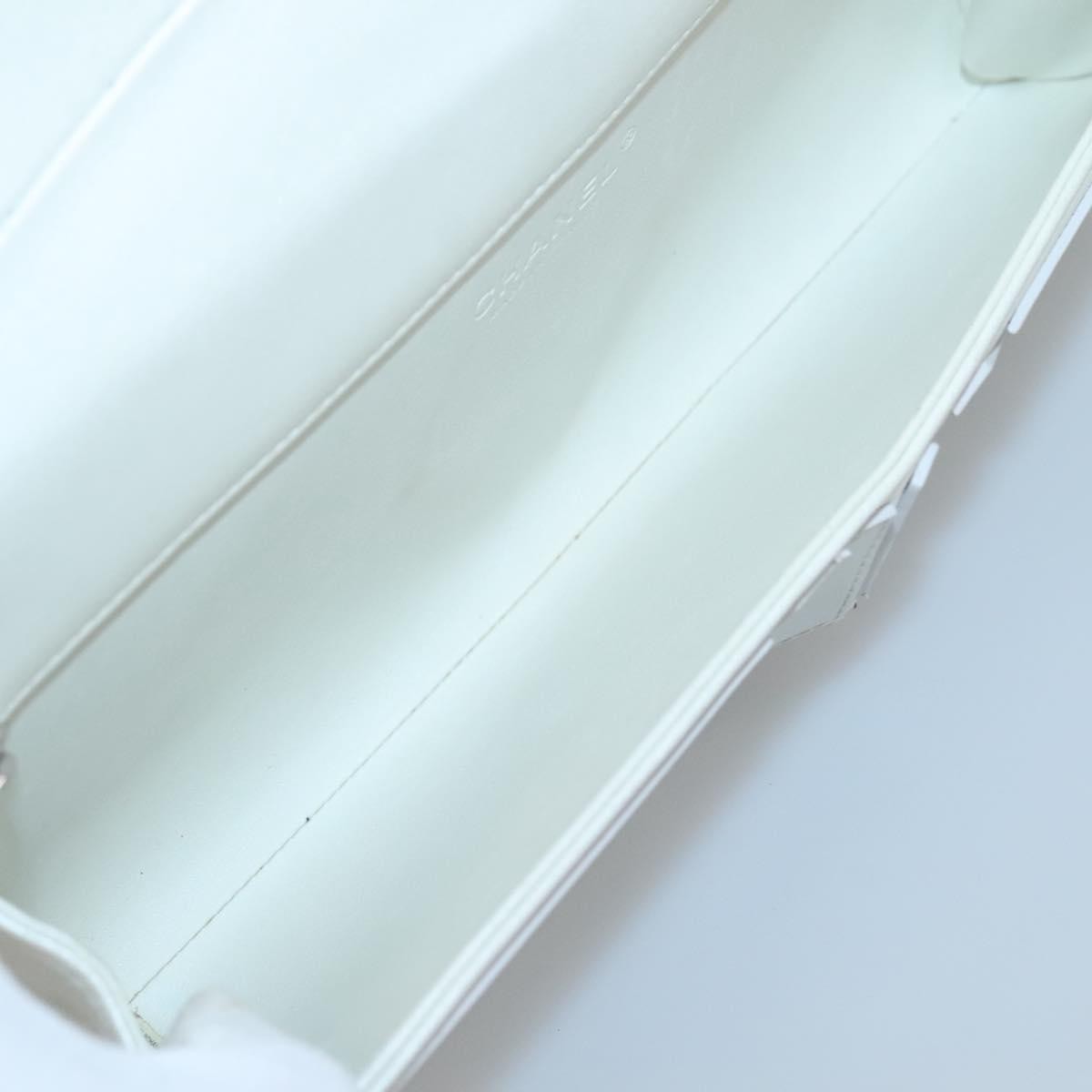 Chanel Midnight Swim Clutch Leather, GRAY, LEATHER, Clutche & pouche