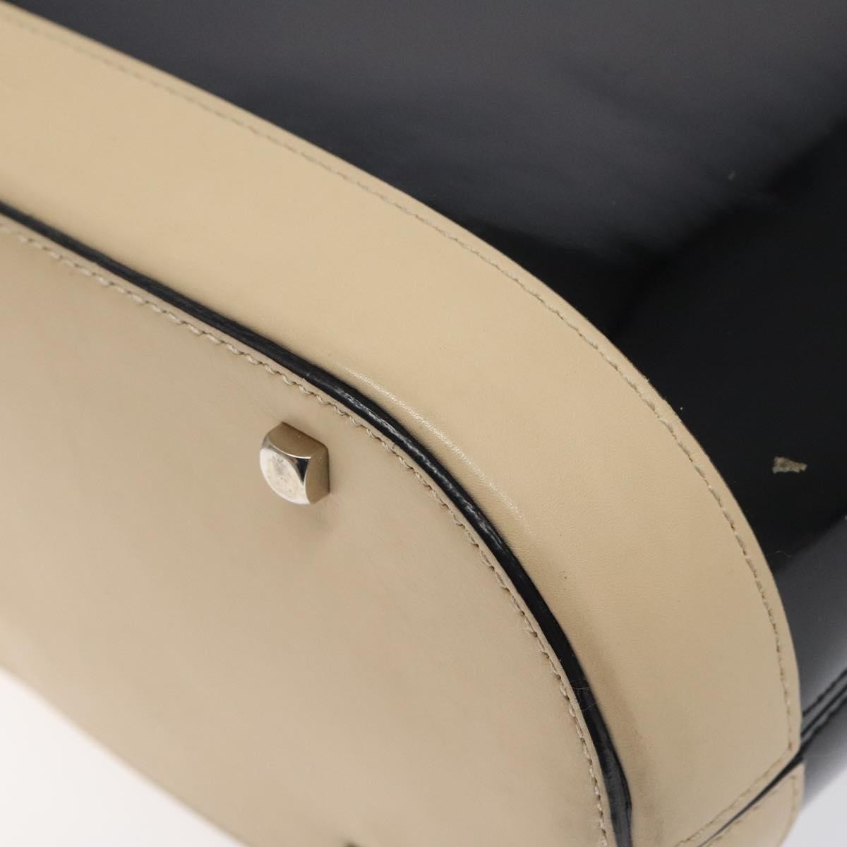 Salvatore Ferragamo Vintage Tote bag Patent Leather, BLACK, PATENT_LEATHER, Tote bag