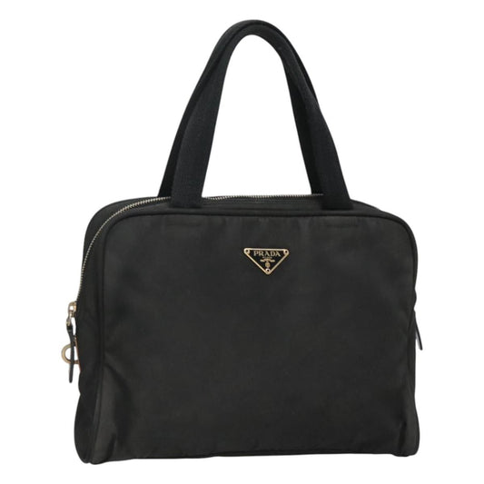 Prada Zip Around Tote Tessuto, BLACK, NYLON, Tote bag