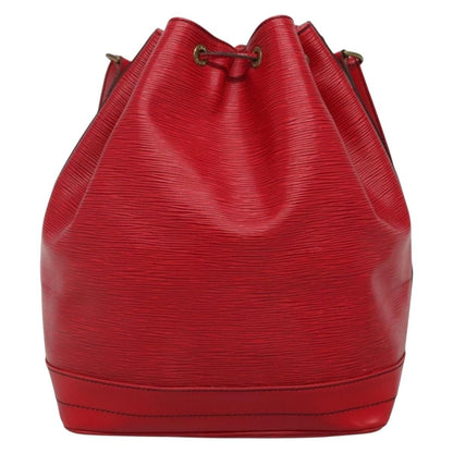 Louis Vuitton Petit Noe Handbag Epi Leather, RED, LEATHER, Shoulder bag