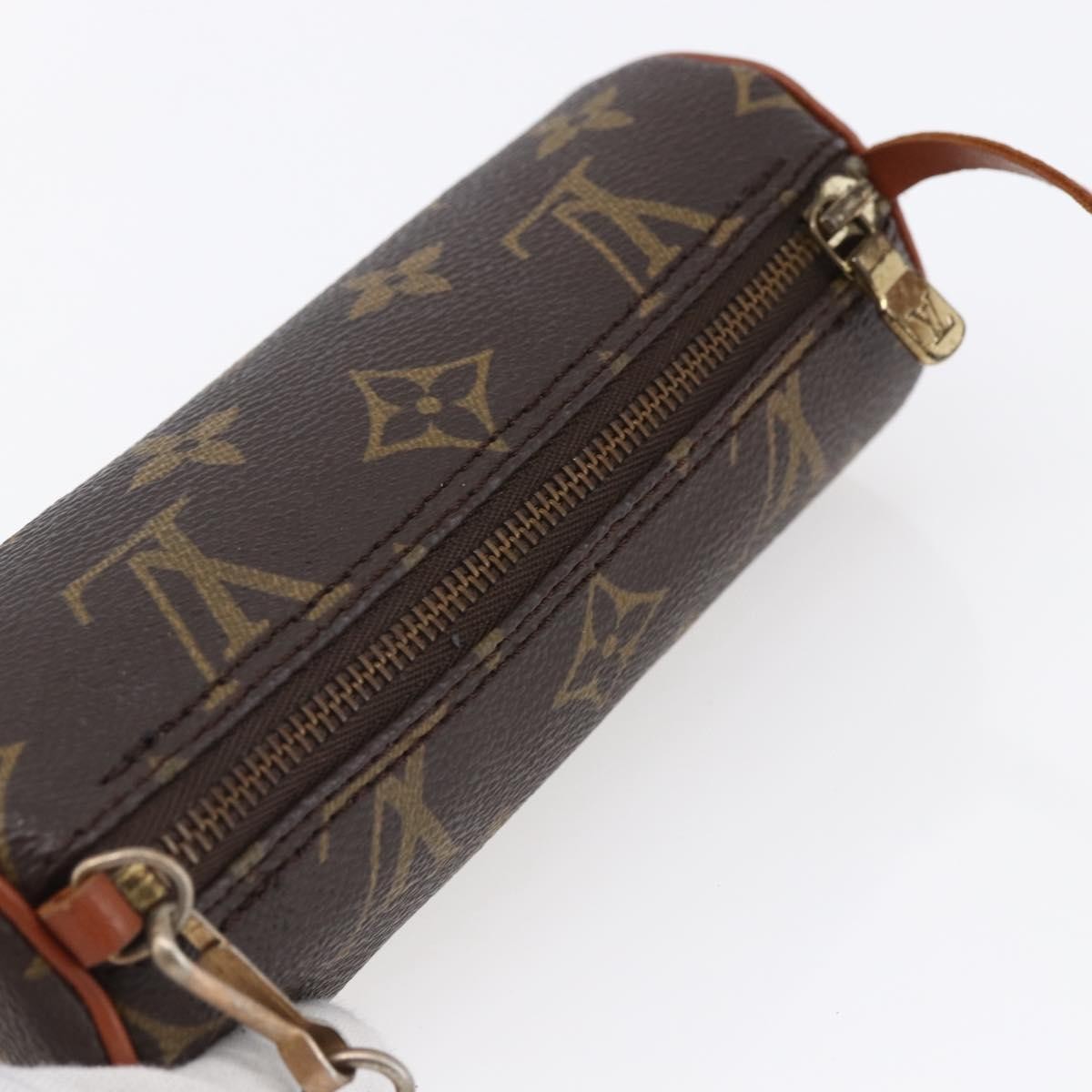 Louis Vuitton Papillon Pochette Monogram Canvas, BROWN, CANVAS, Clutche & pouche