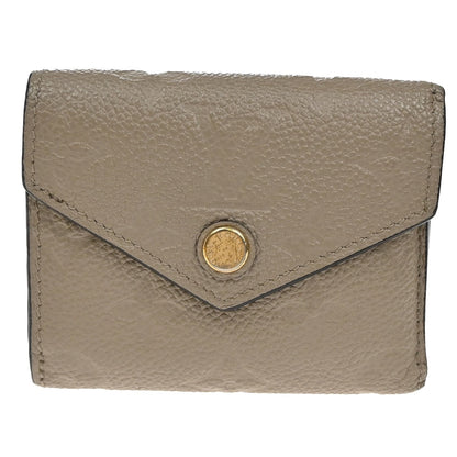 Louis Vuitton Zoe Wallet Monogram Empreinte Leather, BEIGE, LEATHER, Wallets