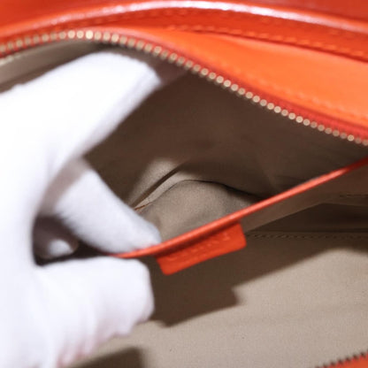 Celine Luggage Bag Smooth Leather, ORANGE, LEATHER, Handbag