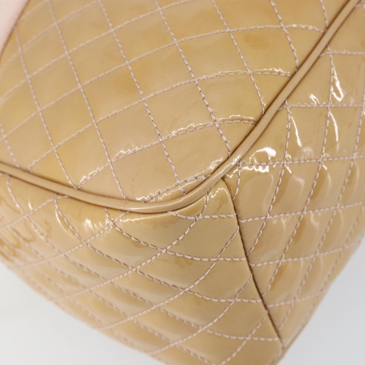 Salvatore Ferragamo Vala Handbag Patent leather, BEIGE, PATENT_LEATHER, Handbag