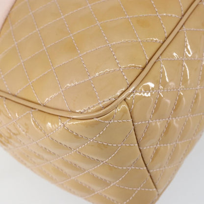 Salvatore Ferragamo Vala Handbag Patent leather, BEIGE, PATENT_LEATHER, Handbag