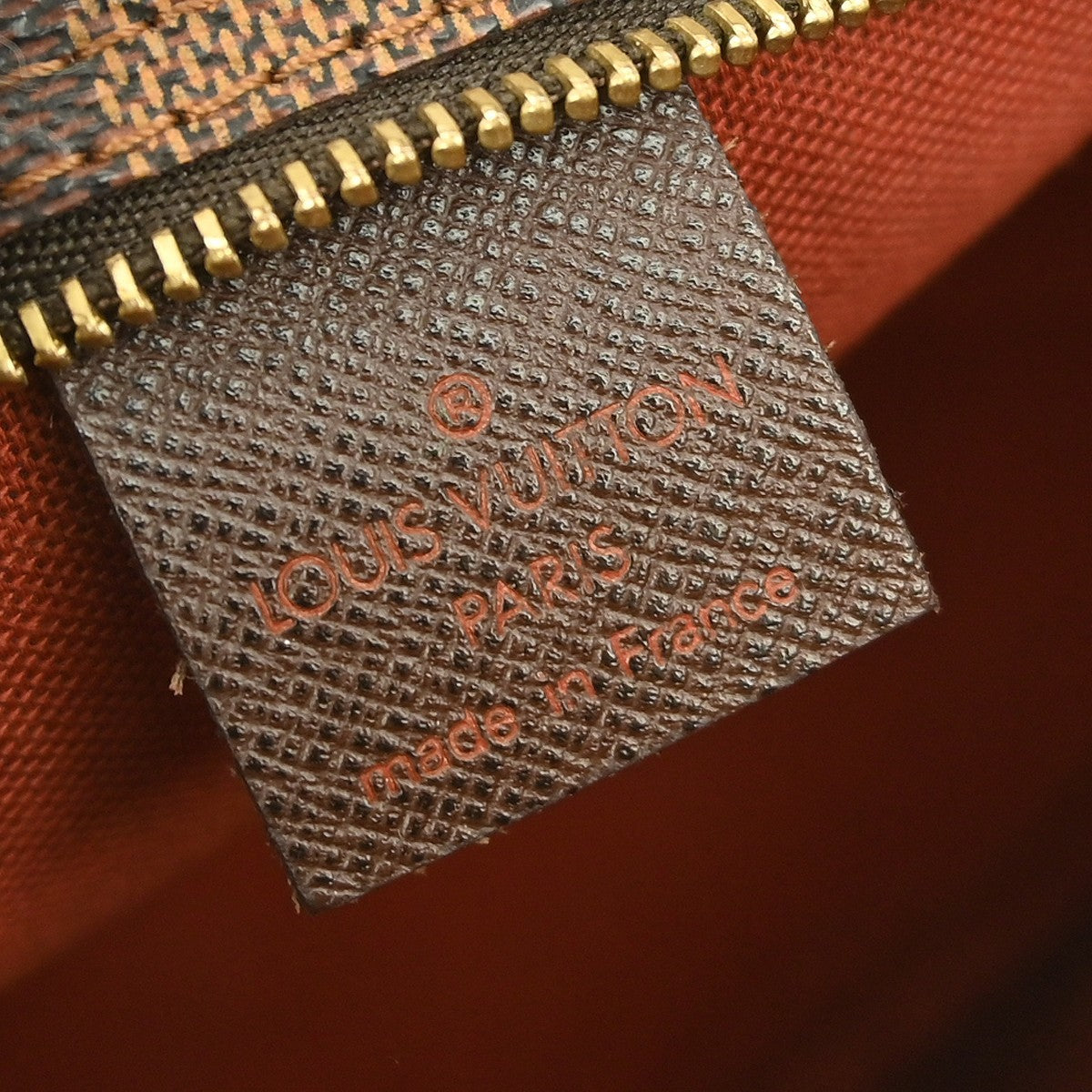 Louis Vuitton Trousse Make Up Bag Damier Canvas, BROWN, CANVAS, Handbag