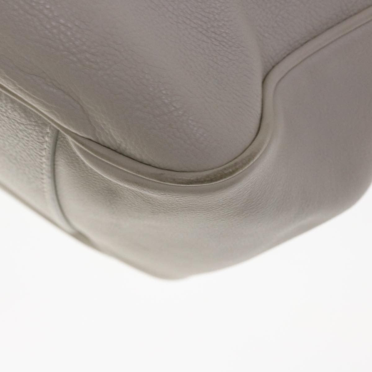 Christian Dior Vintage Handbag Leather, WHITE, LEATHER, Handbag