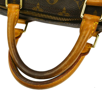 Louis Vuitton Speedy Handbag Monogram Canvas, BROWN, CANVAS, Handbag