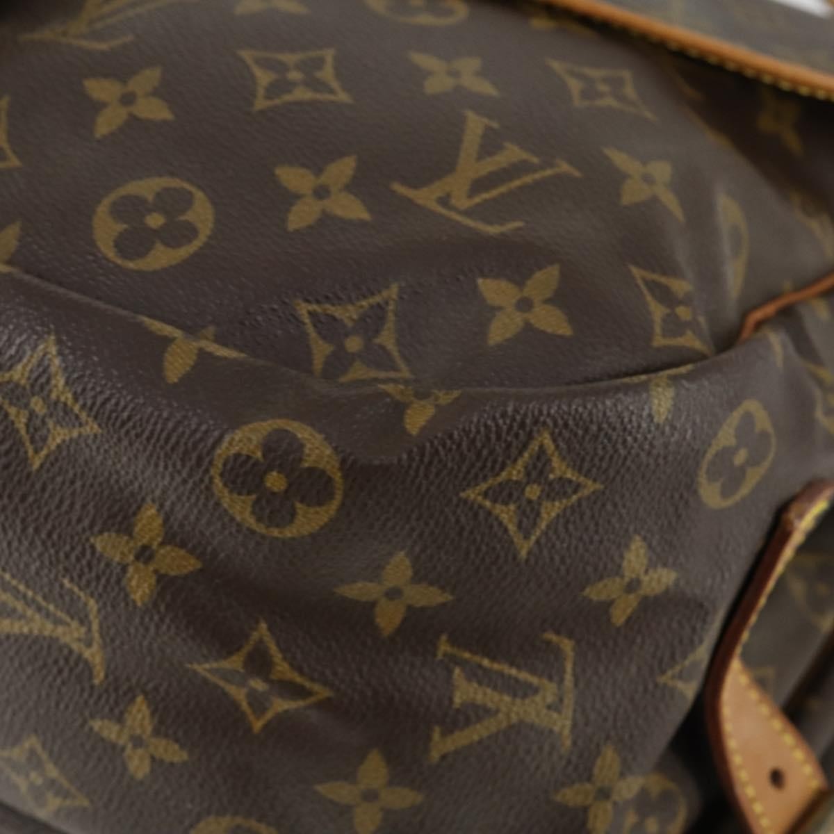 Louis Vuitton Saumur Handbag Monogram Canvas, BROWN, CANVAS, Shoulder bag