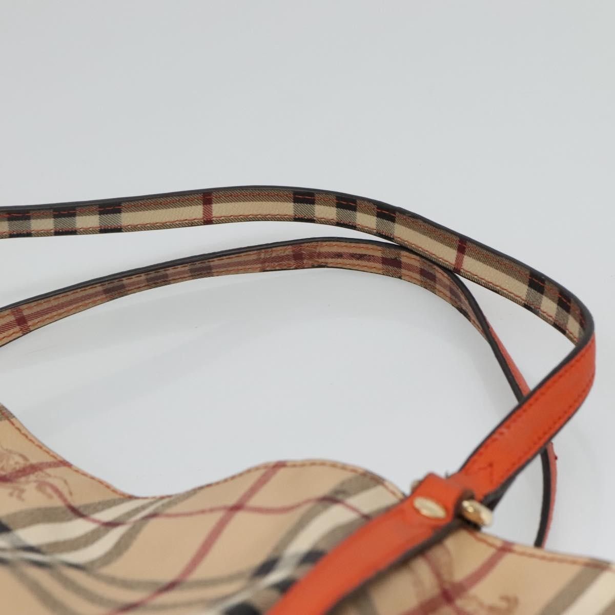 Burberry Canterbury Panels Tote Haymarket Coated Canvas and Leather, BEIGE, CANVAS, Tote bag