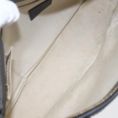 Louis Vuitton Lucille Handbag Mini Lin, BLUE, CANVAS, Handbag