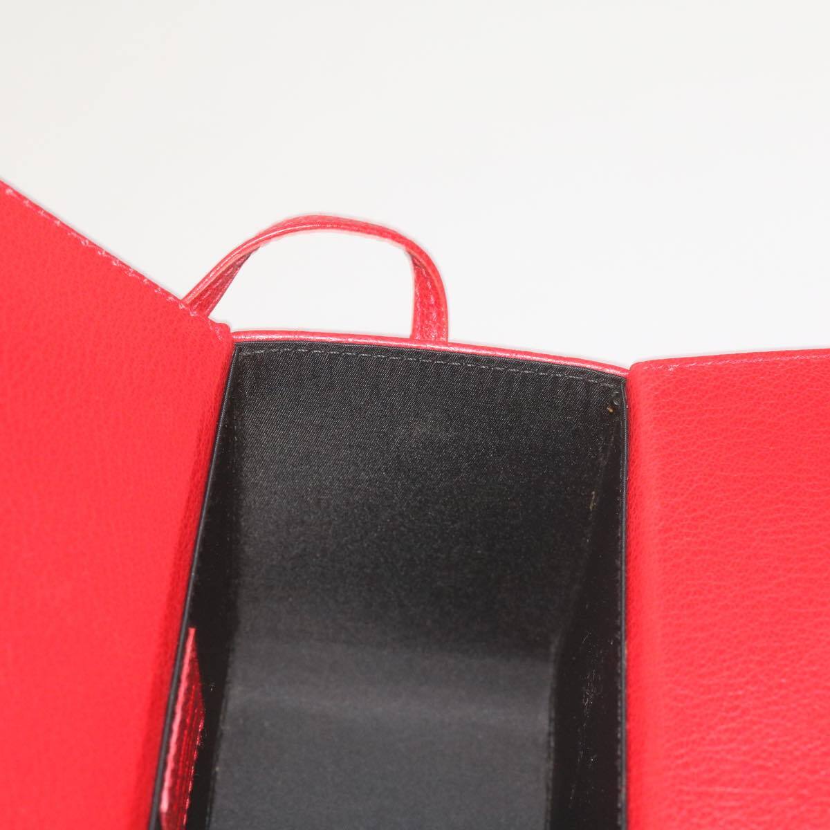 Christian Dior Vanity cosmetic pouch Cannage Leather, RED, LEATHER, Clutche & pouche